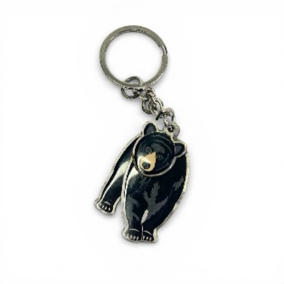 Moveable Black Bear Keychain from Bear Mountain State Park, [3.75” x 1”] - Picture 7 of 7